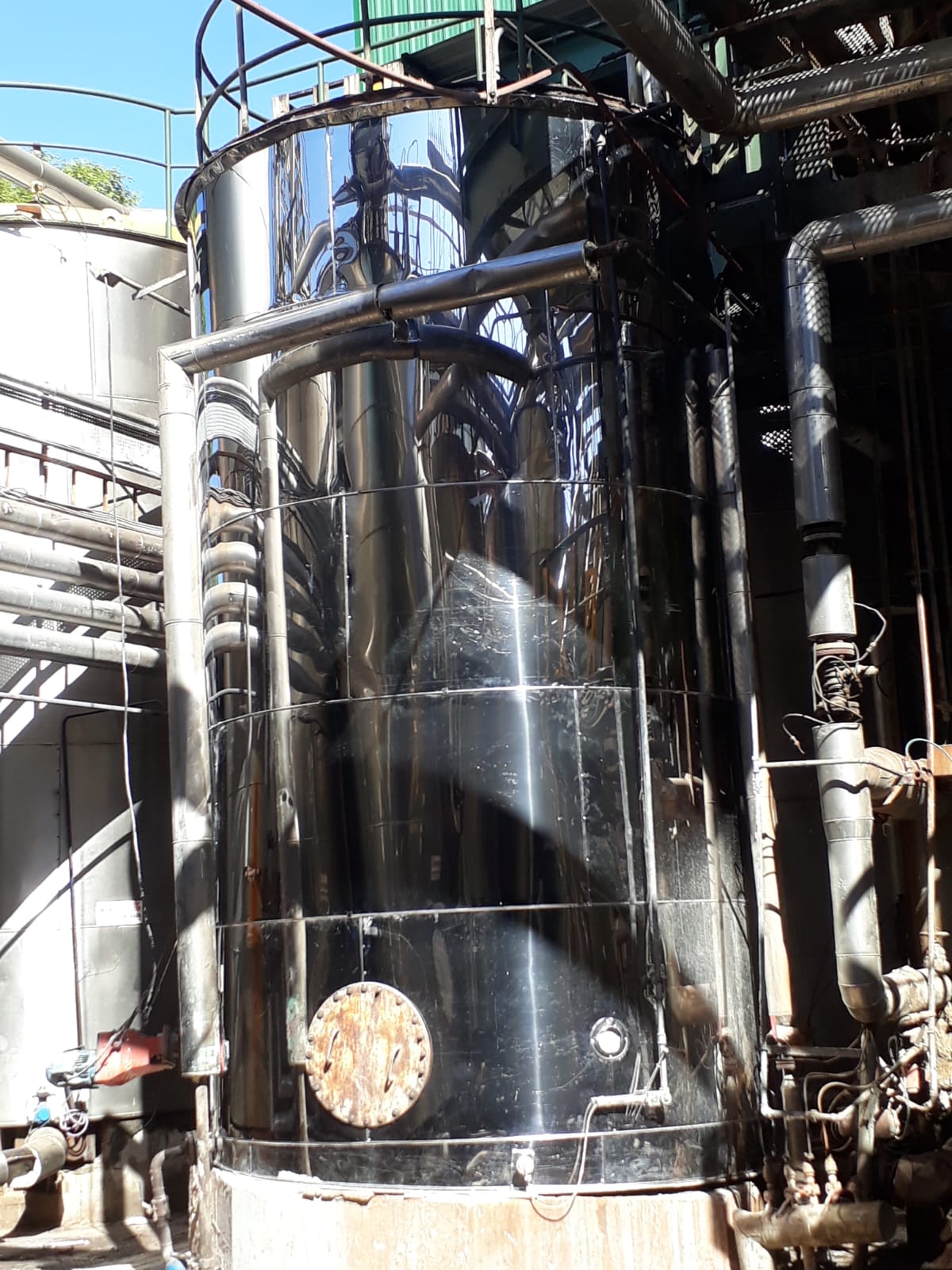 Mantenimiento industrial en zona de producción
